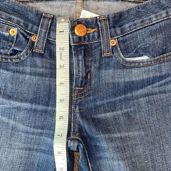 J Crew Womens Low Rise Toothpick Super Skinny Cropped Denim Jeans Blue Sz 24 NWT - Picture 9 of 10